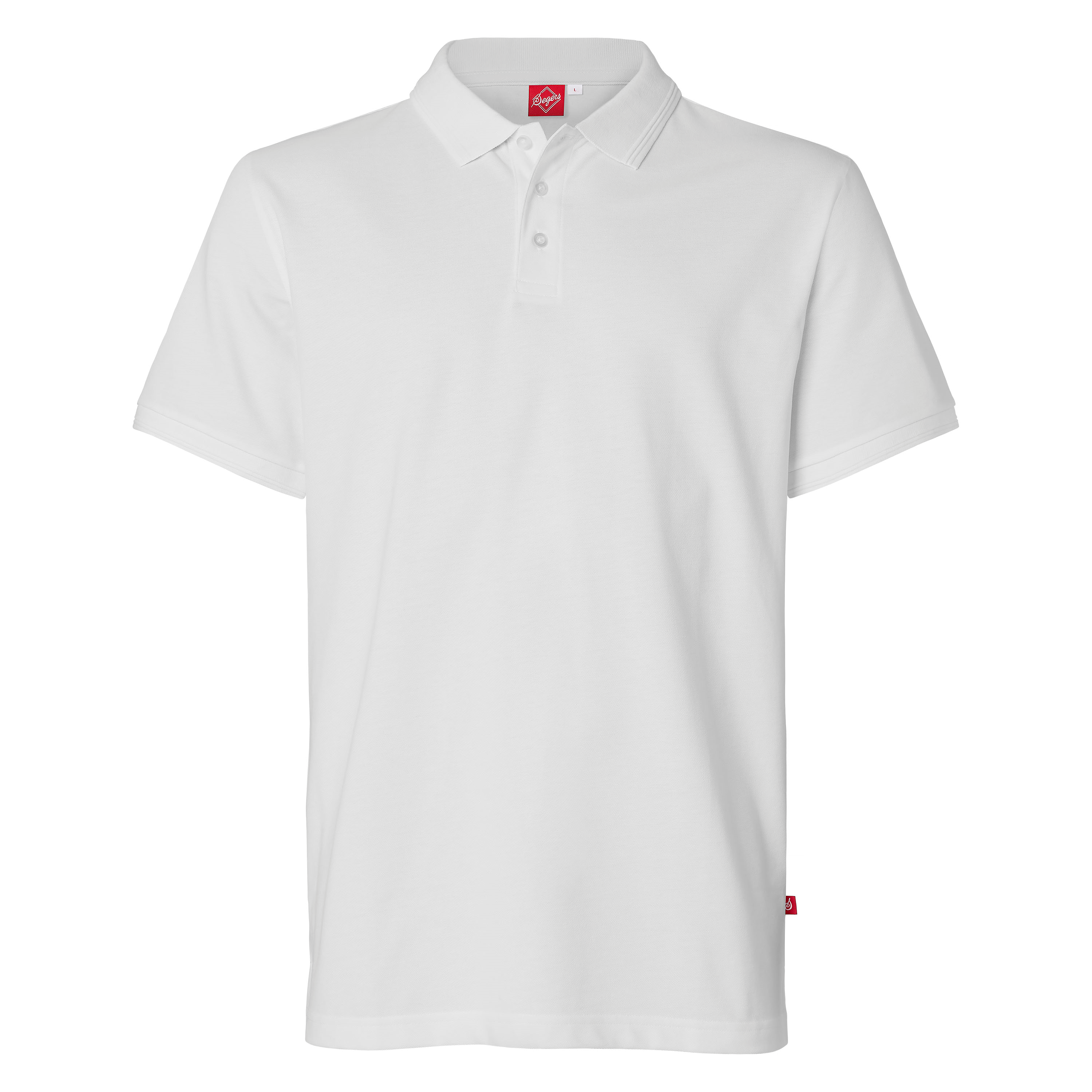 Pikétröja 6107 herr vit L