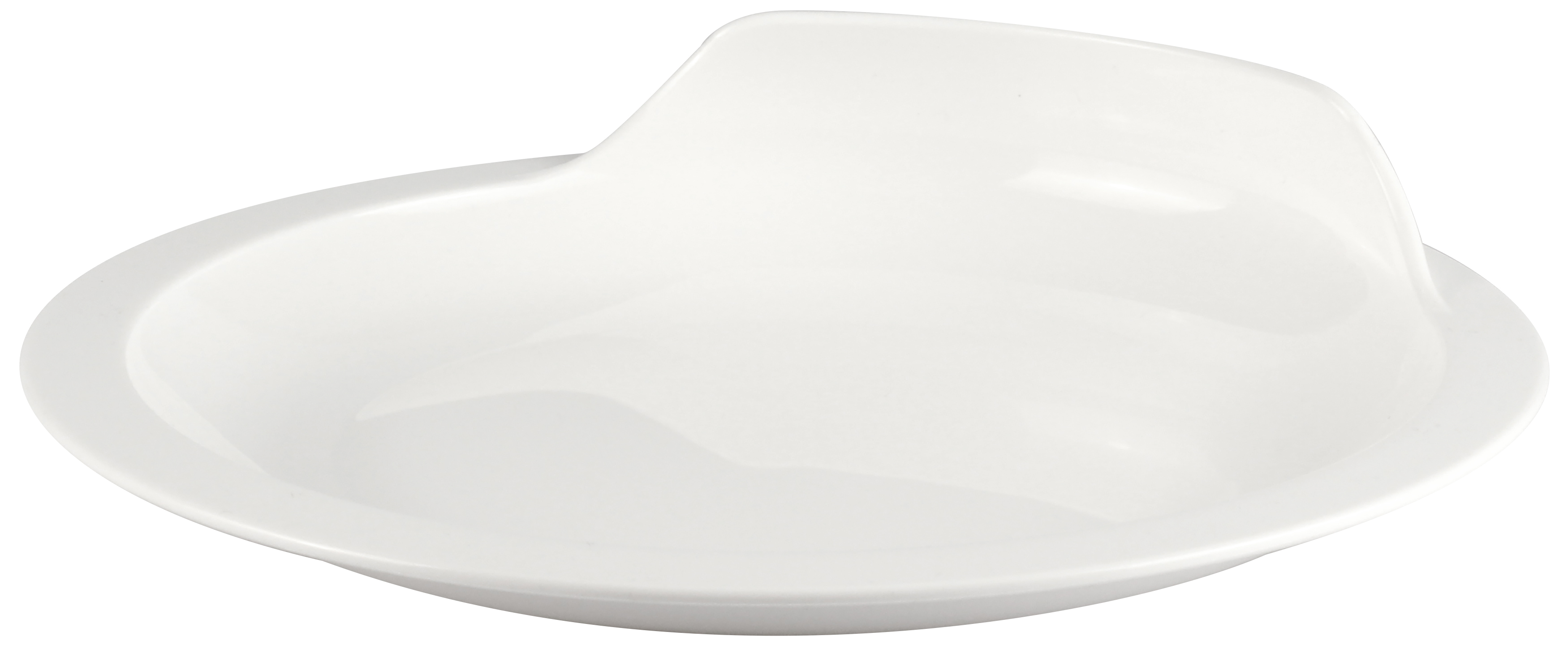 Funktionstallrik vit Ø24 PET