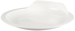 Funktionstallrik vit Ø24 PET