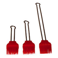 Brödpensel rostfri/silikon 37cm bredd 4,2cm