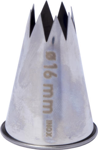 Stjärntyll nr16 rostfri Ø1,6cm