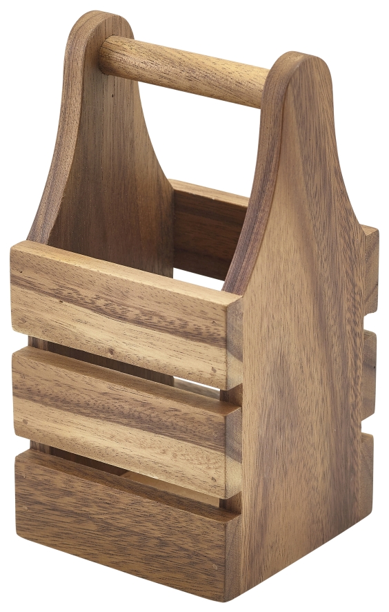 Bestickhållare akacia 10x10x20cm