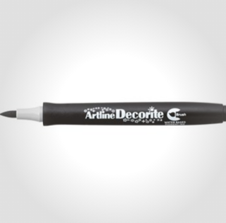 Märkpenna svart vattenbaserad