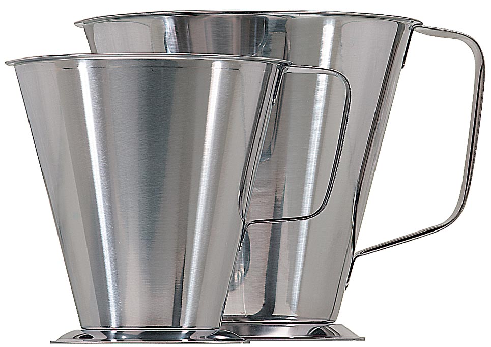 Mått på fot rostfri 1L