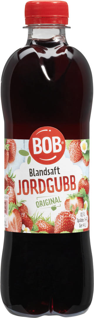Blandsaft Jordgubb 1+7 PET