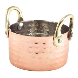 Minigryta Rostfri Hamrad Kopparbeläggning
Ø8,2cm H5cm