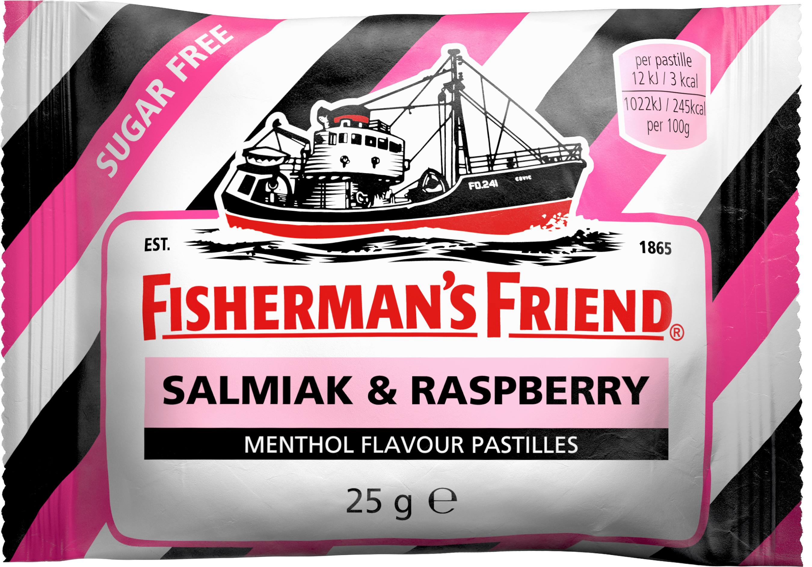 Fishermans Salmiak & Raspberry sockerfri