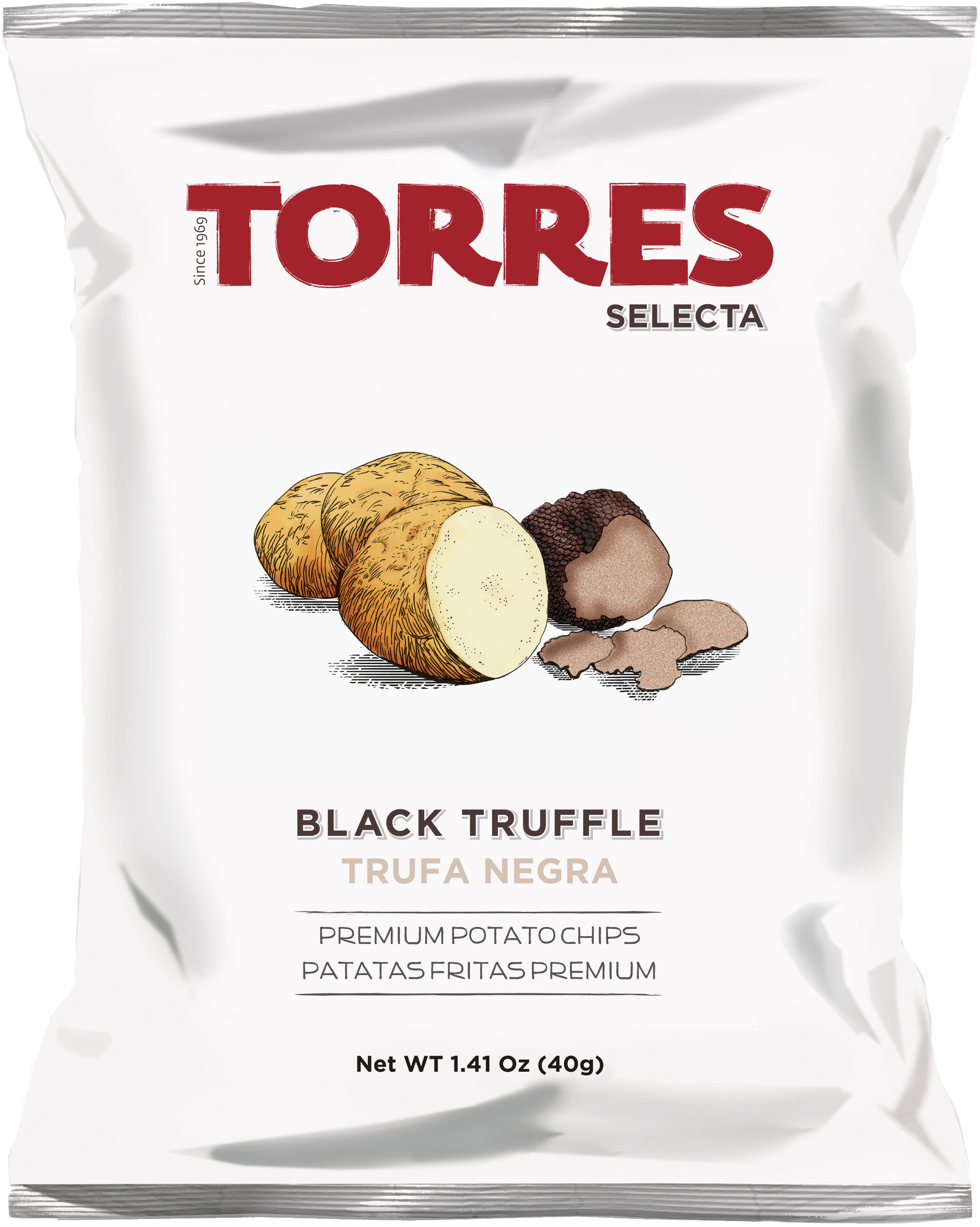 Potatischips med Svart Tryffel