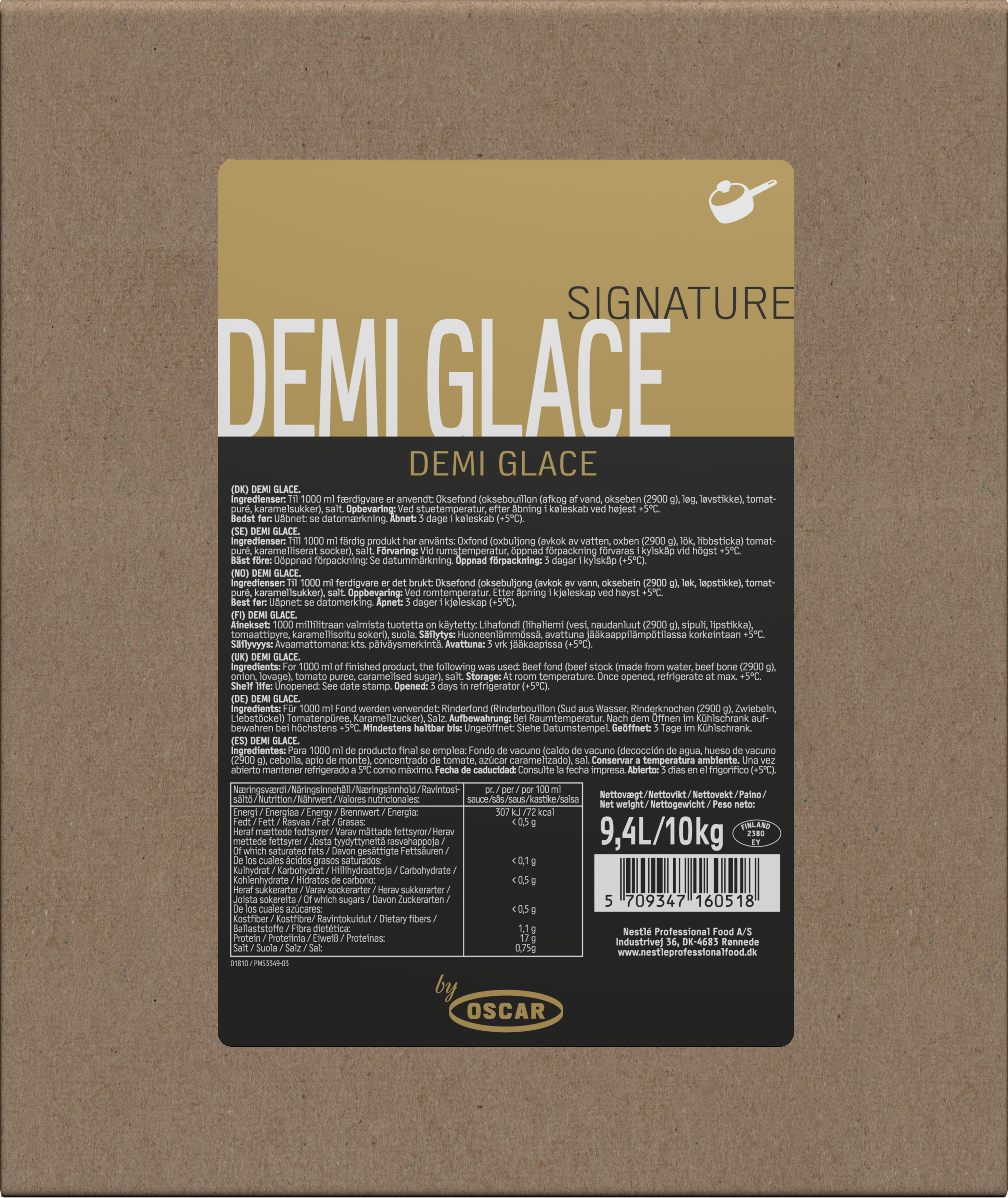 Demi Glace Ox BIB