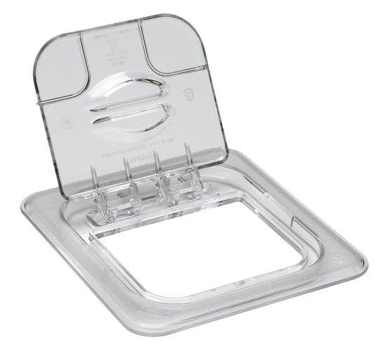 Lock vikbart polykarbonat transparent GN1/2