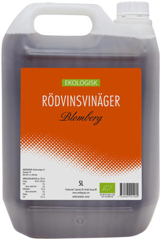 Rödvinsvinäger 6% Ekologisk