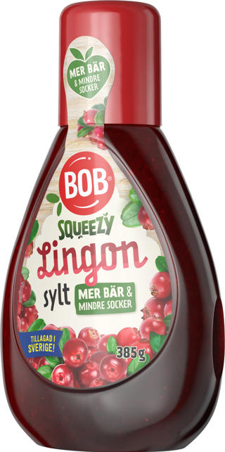 Lingonsylt Klämflaska