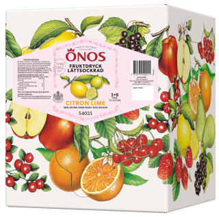 Måltidsdryck Citron Lime 1+6 Bag in Box