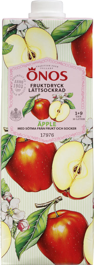 Äppledryck Lättsockrad 1+9
