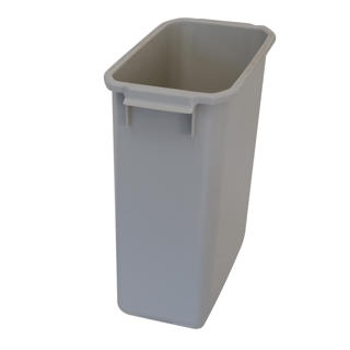 Tunna utan lock plast grå 28x55,5x58cm 60L