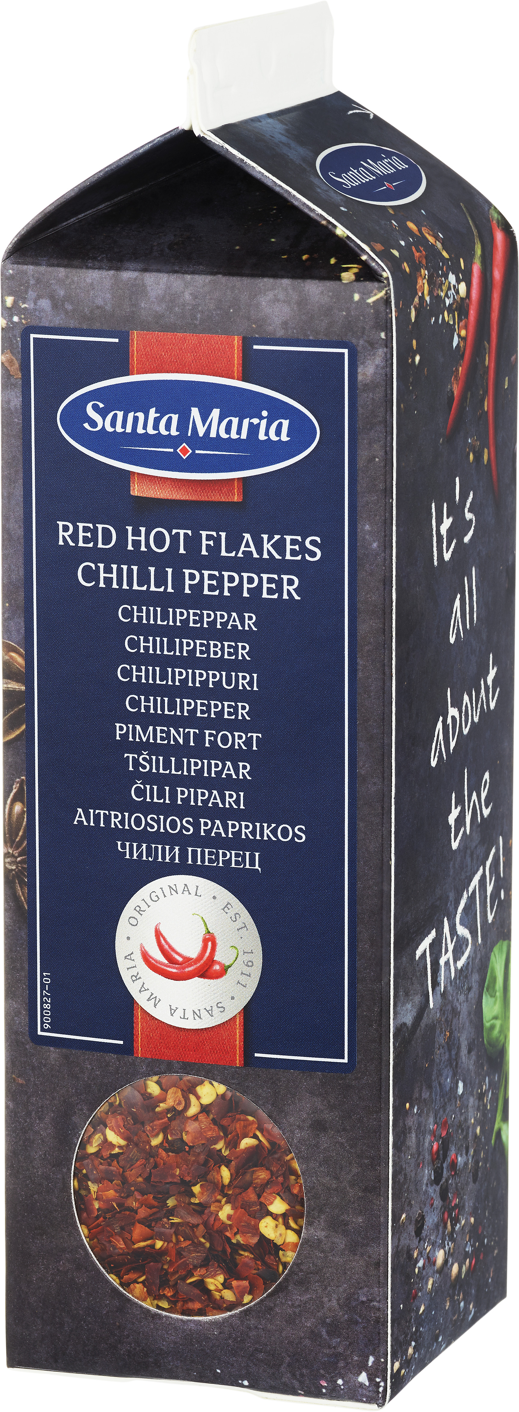 Chilipeppar flakes