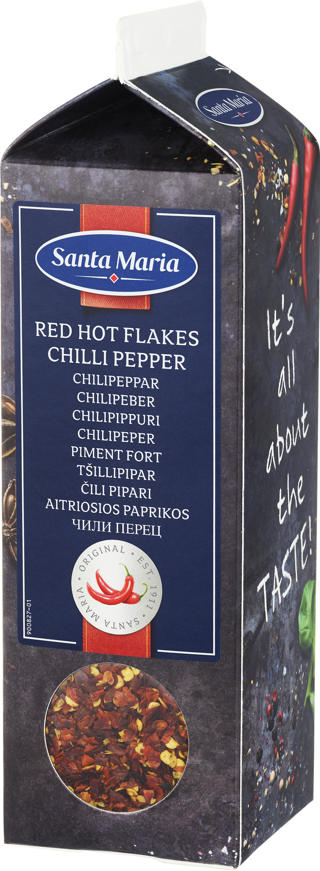 Chilipeppar flakes