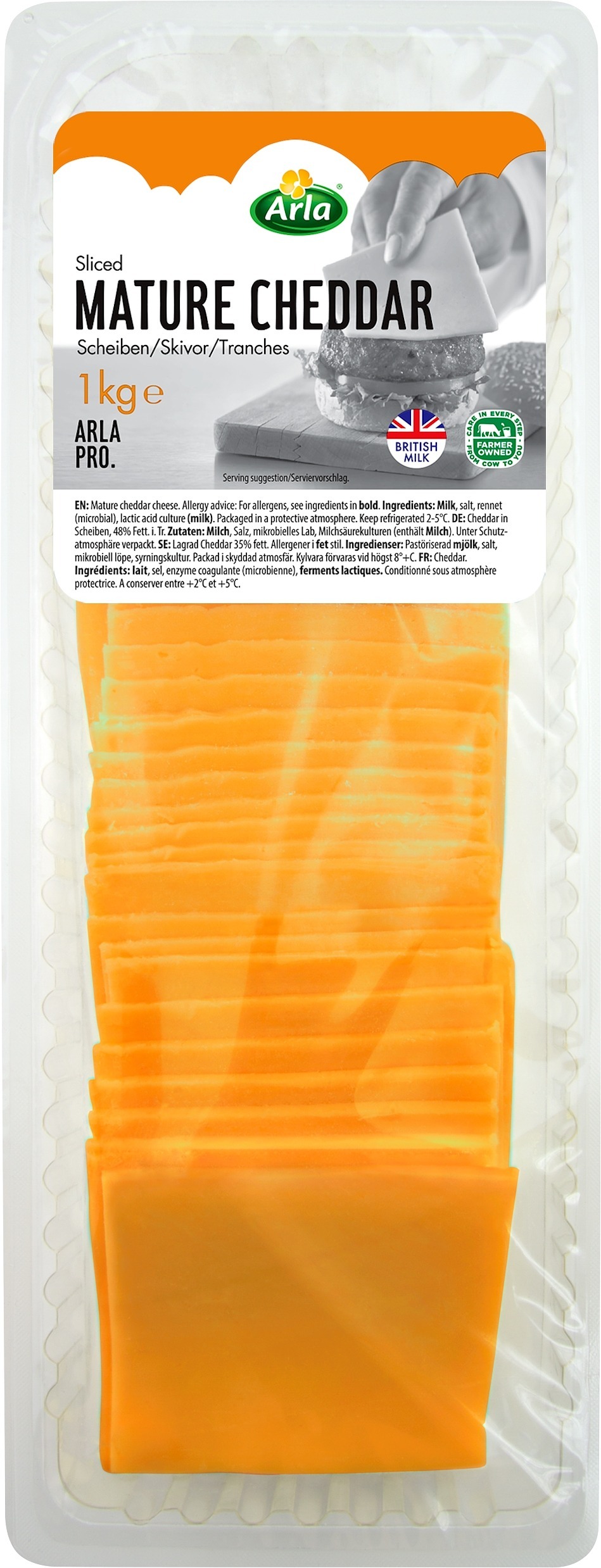 Lagrad Cheddarost 35% Skivad