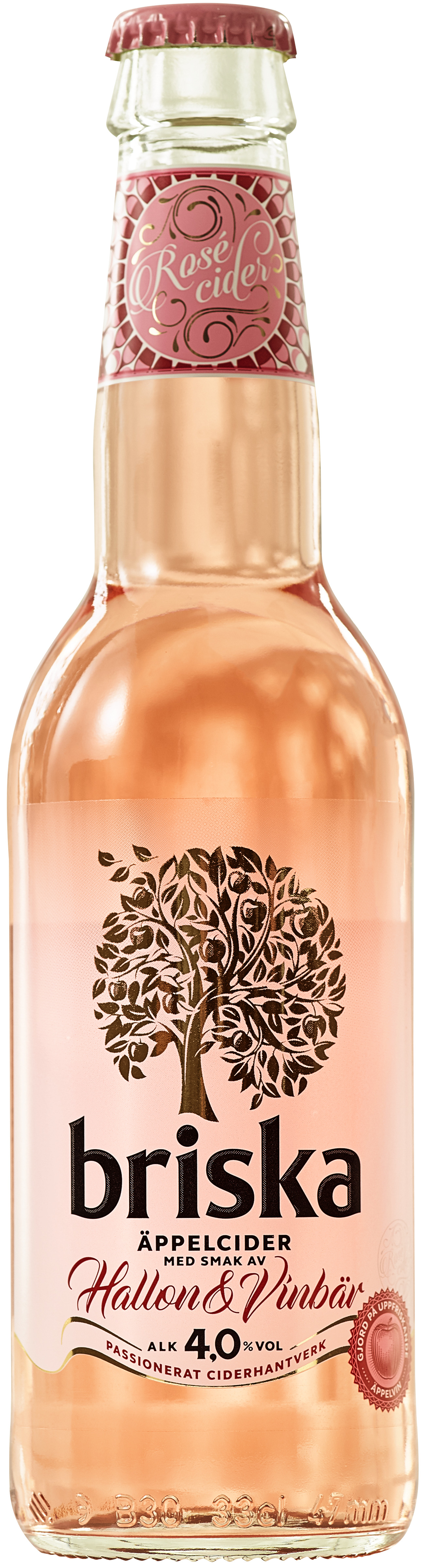 Briska Rosé Hallon & Vinbär ENGL