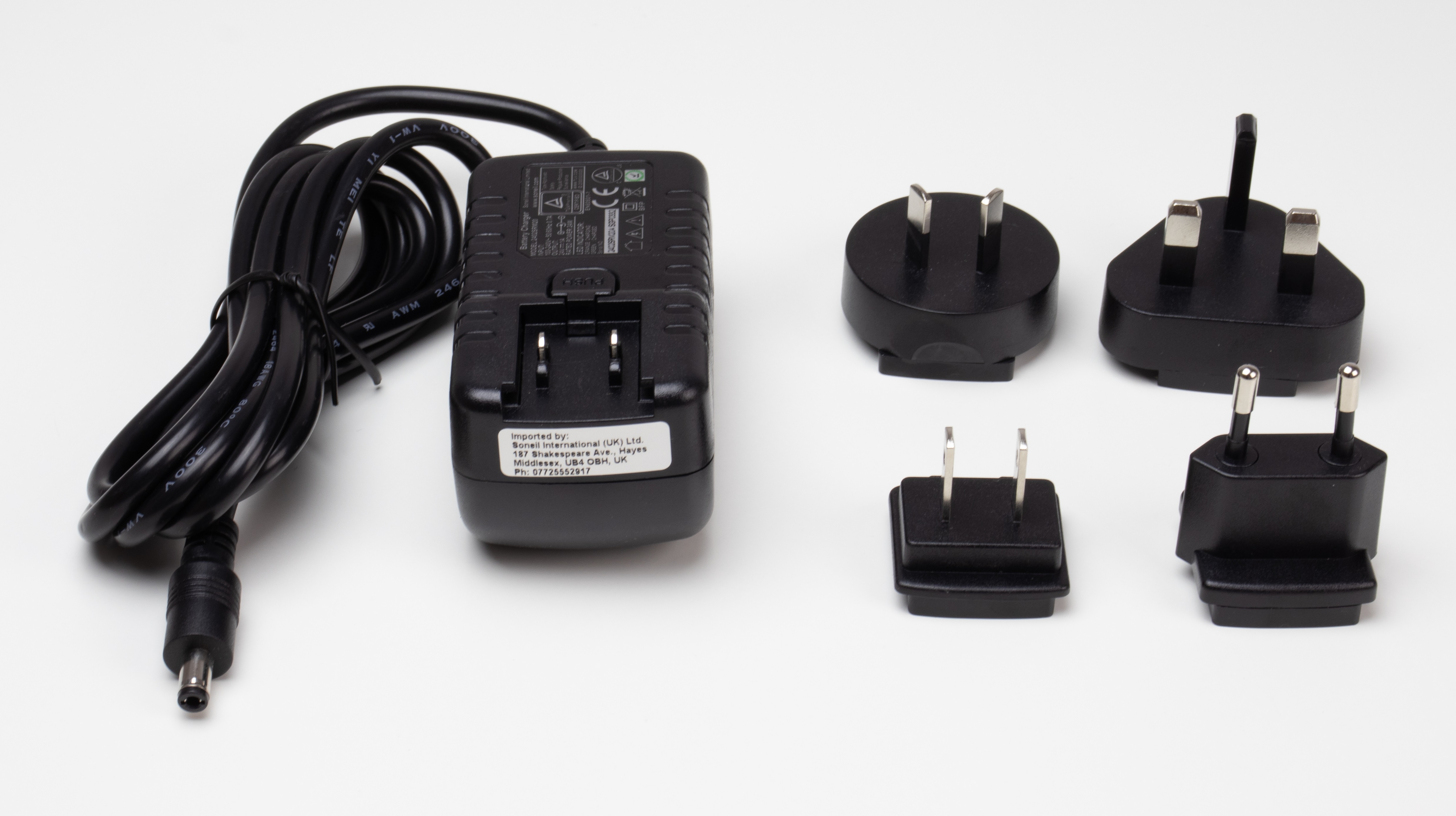 Batteriladdare 24V inkl. 4 adapter