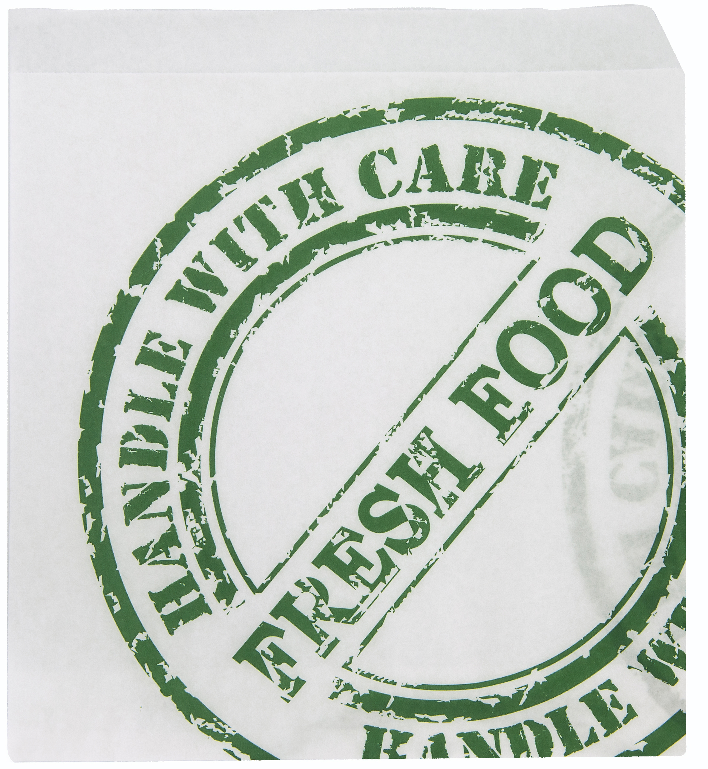 Hamburgerficka Smörpapper Fresh food 15x16cm
vit/grön