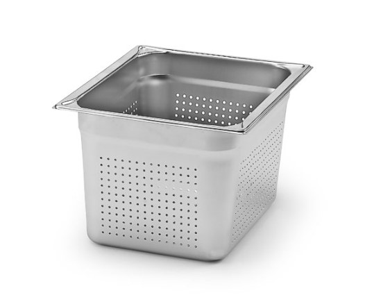 Kantin perforerad rostfri GN 1/2x200