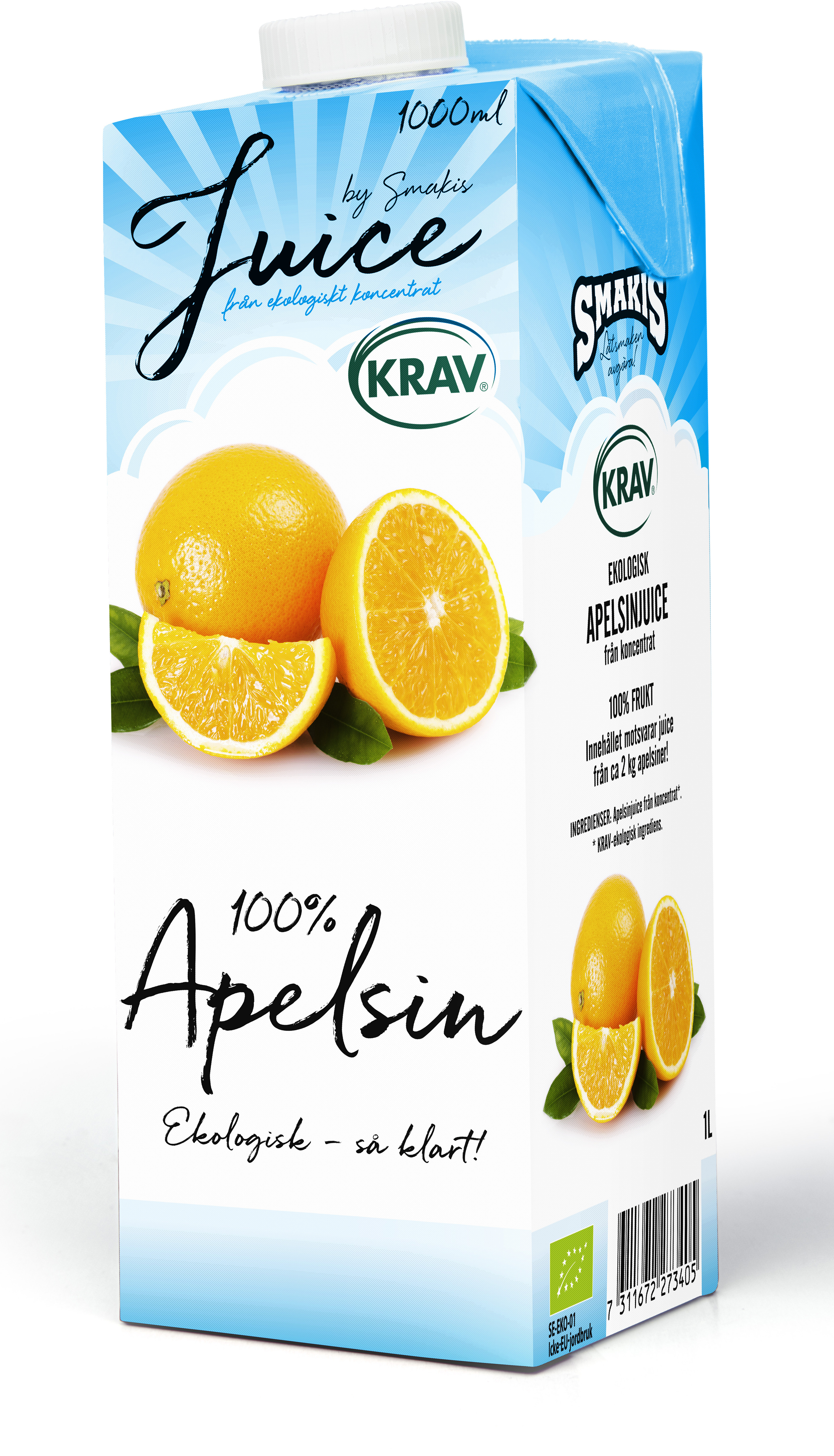 Smakis Apelsinjuice EKO KRAV