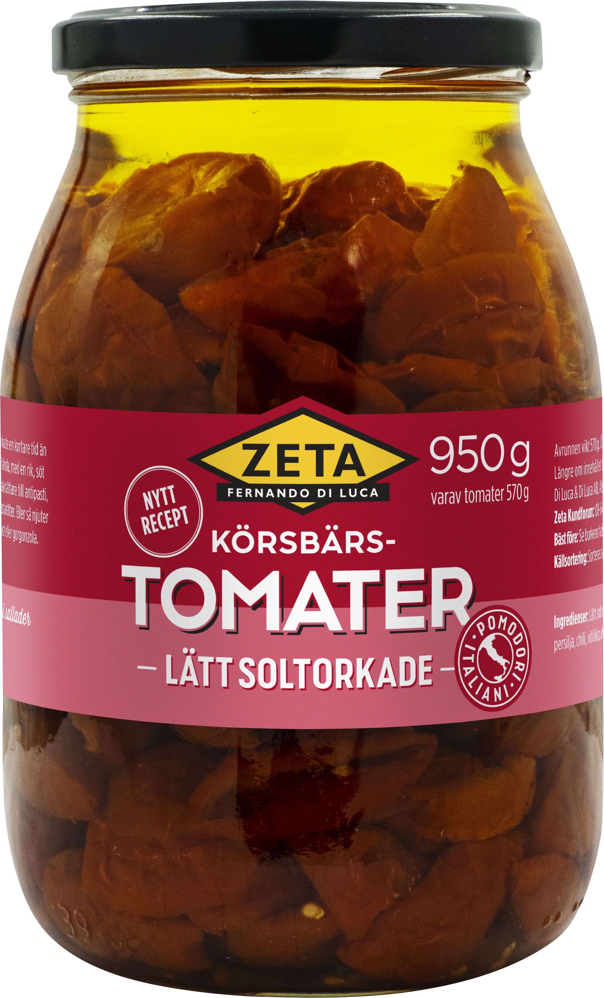 Körsbärstomat Lätt Soltorkade