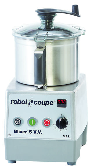 Blixer Snabbhack/mixer 5 V.V. Bänkmodell.
5,9-liter 300-3500 v/m. Puls. Timer.