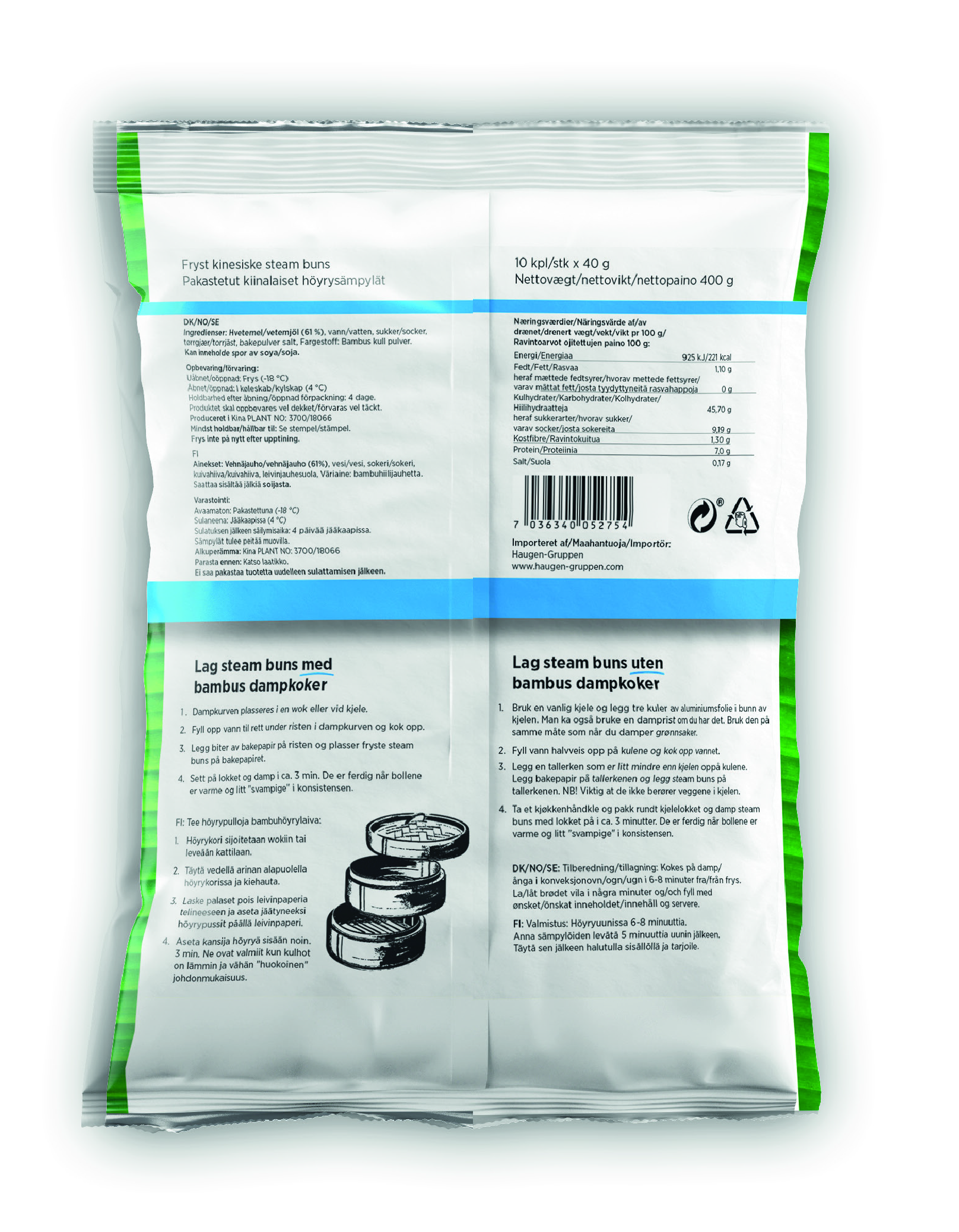 Bao black steambun 40g