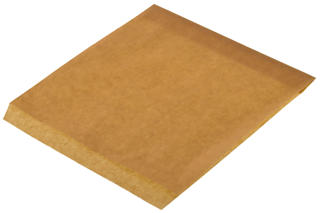 Hamburgerficka PE 13x14cm brun