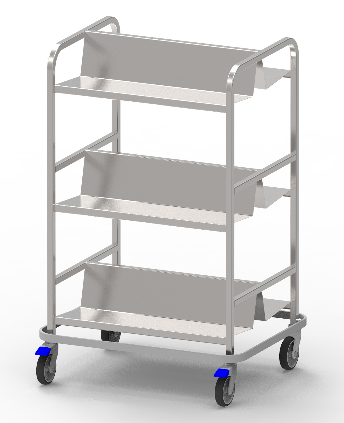 Kassettvagn med avvisare, rostfri