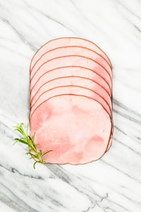 Skinka Helmuskel Svartrökt  Skivad