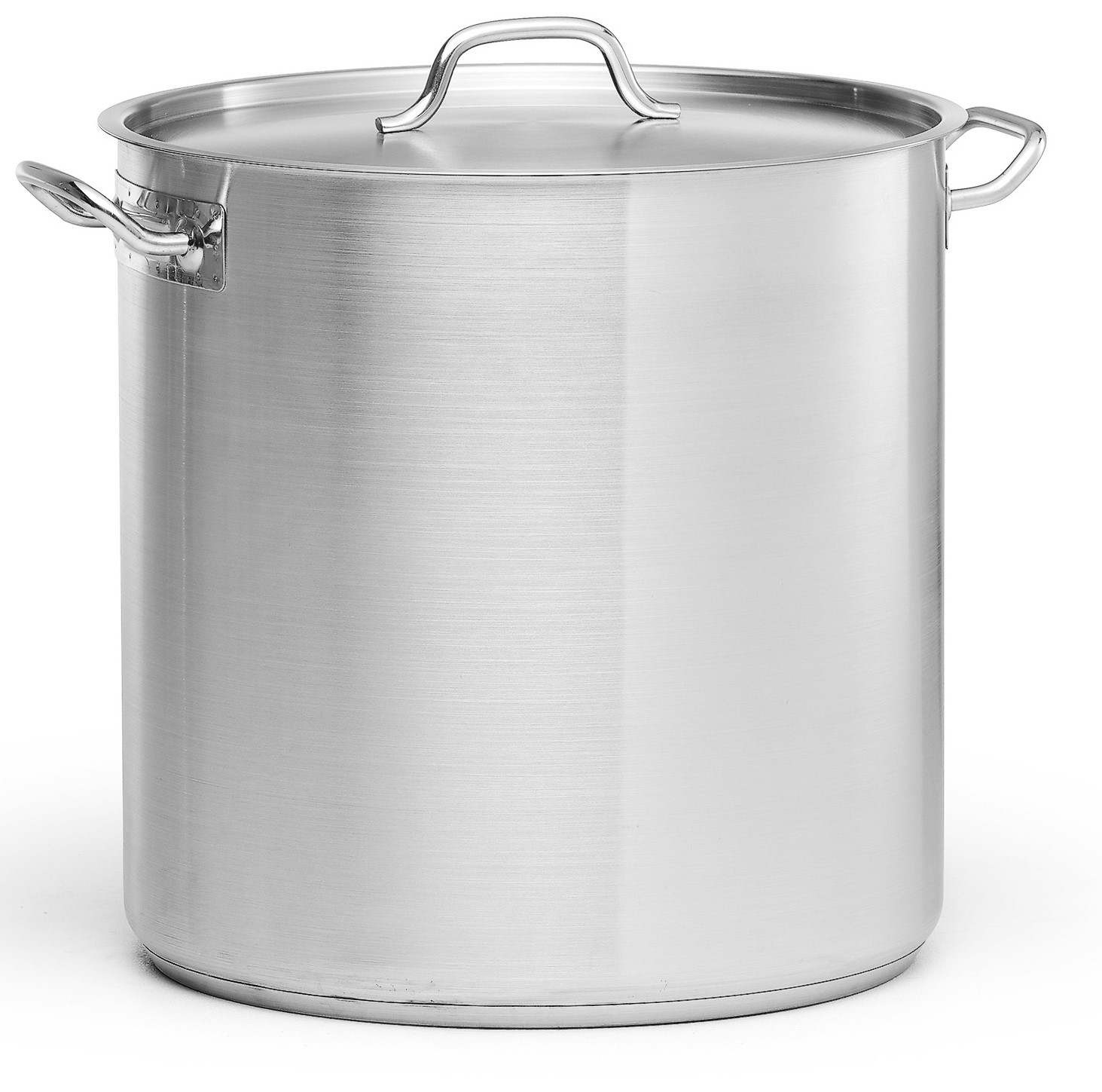 Kittel hög med lock rostfri Ø40cm h40cm 50L