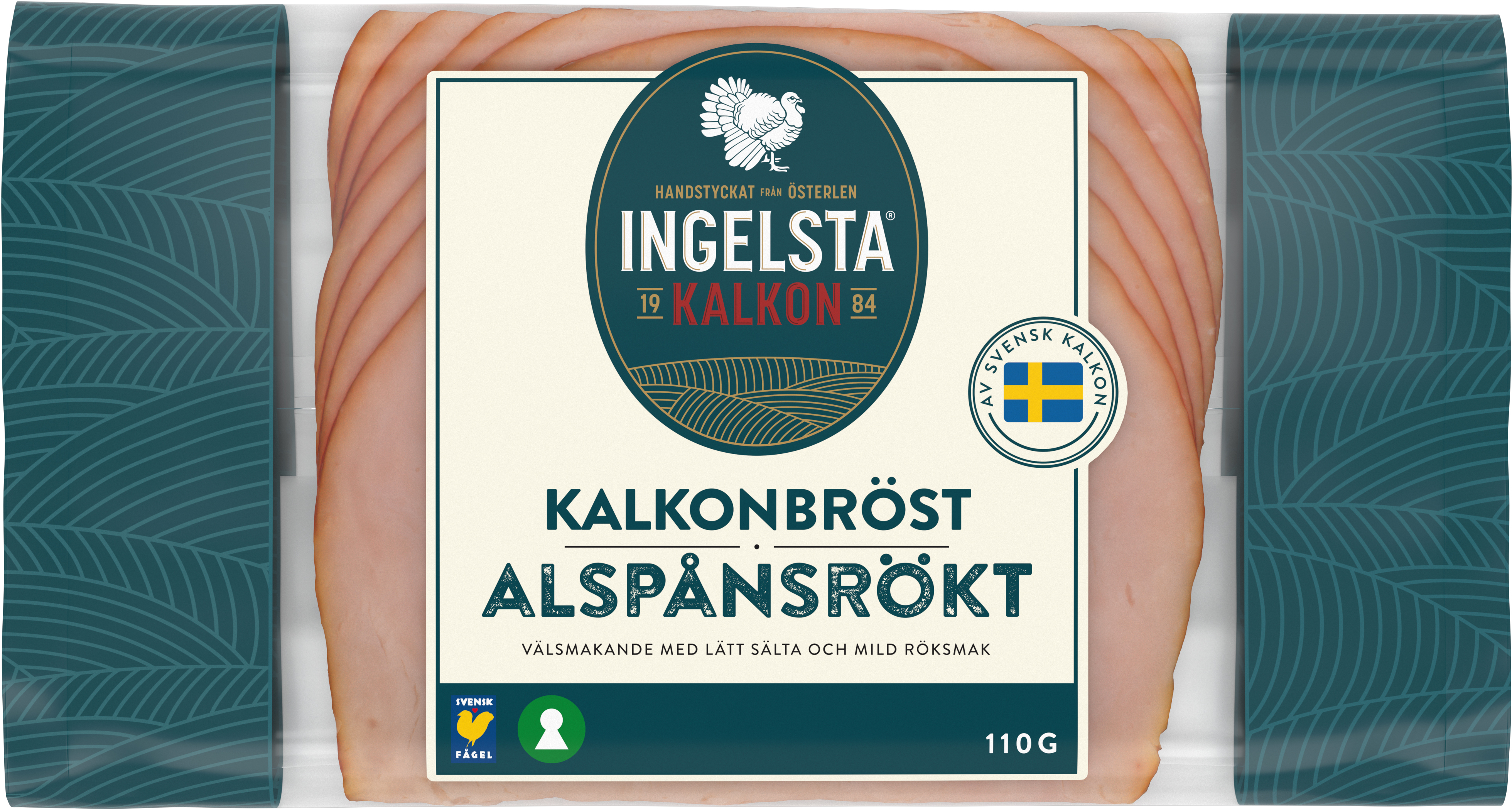 Kalkonbröst Alrökt Skivad