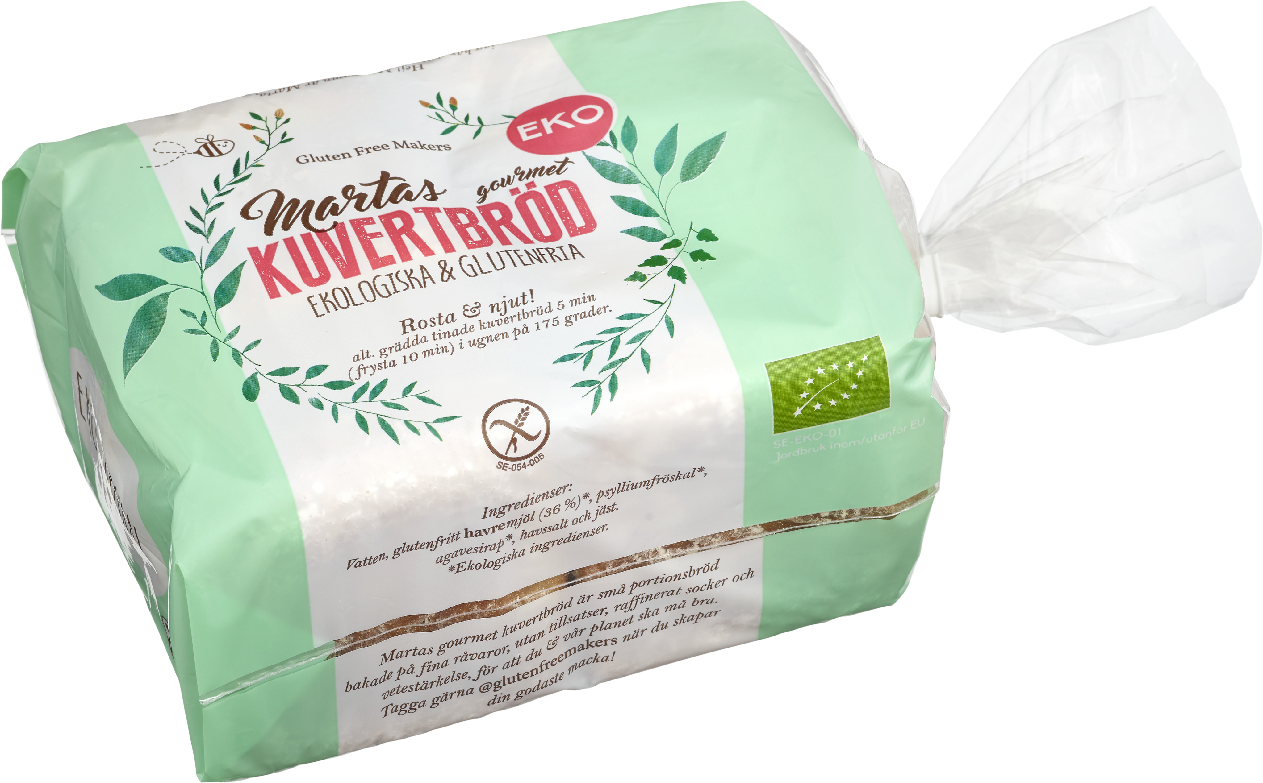 Kuvertbröd Gourmet Glutenfri