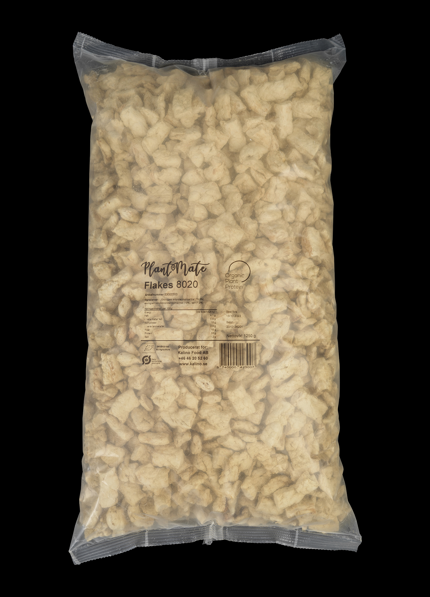 Flakes 8020 av ärtprotein EKO