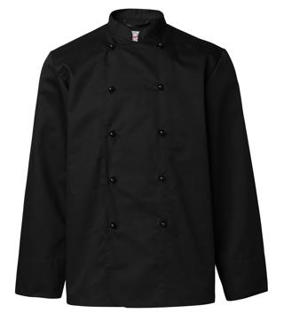 Kockrock 1603 Herr Kulknapp Lång Ärm Svart C52