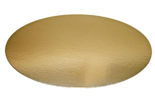 Tårtbricka Guld/Silver Kartong 280mm