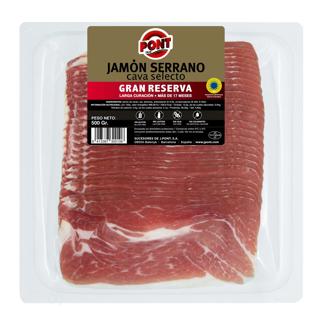 Skinka Serrano Gran Reserva Skivad