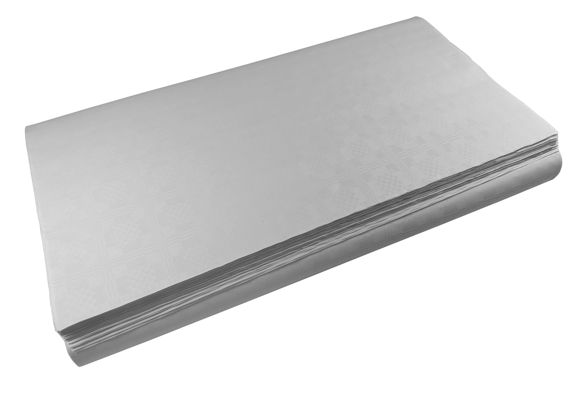 Damastduk Arkad 80x120 cm Vit