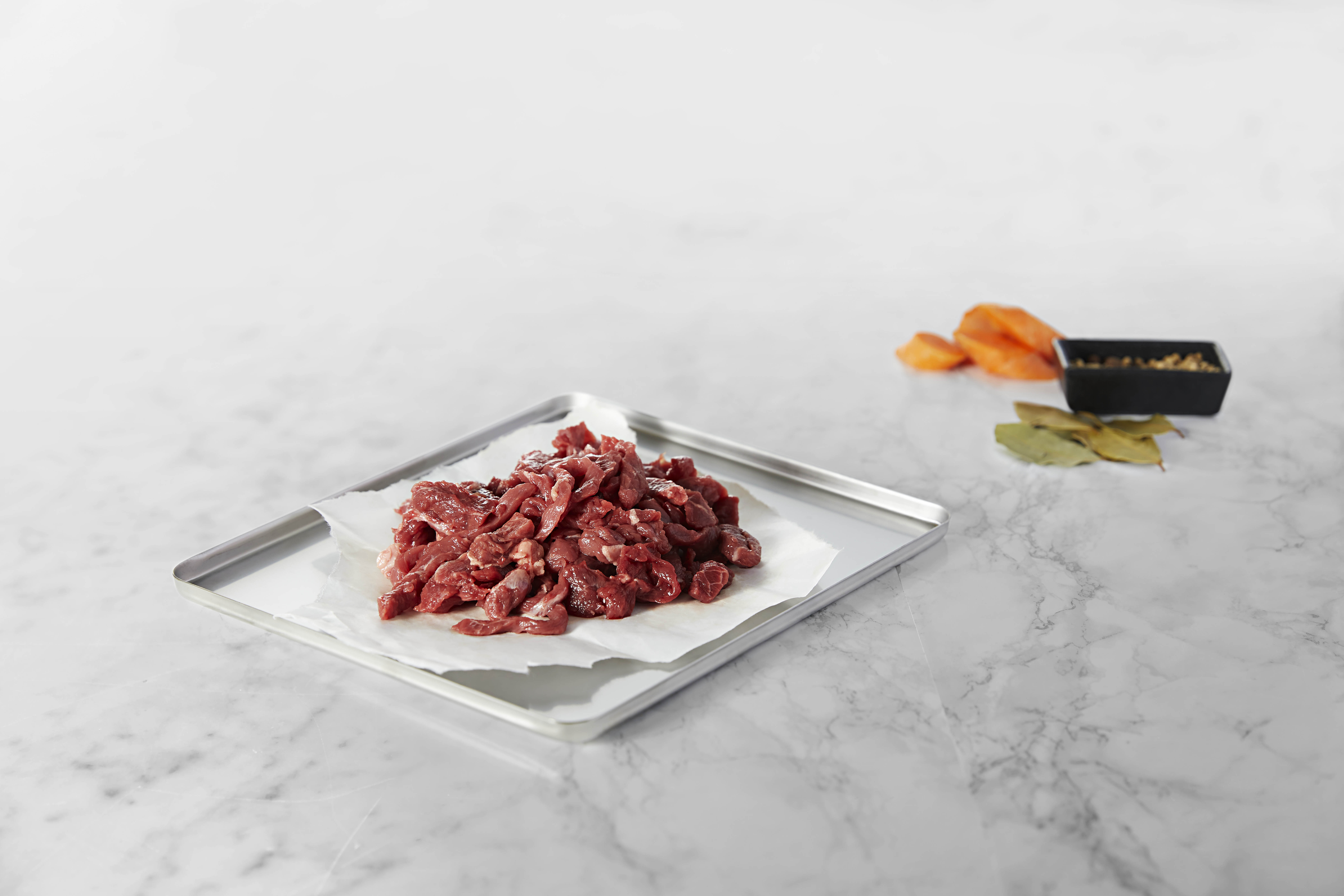 Nötbog Strimlad ca 15mm Sverige