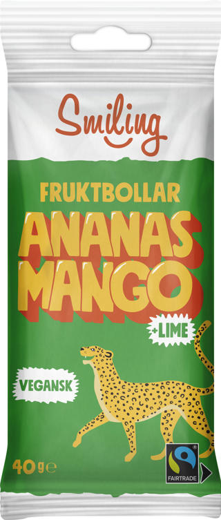 Fruktbollar Mango Ananas