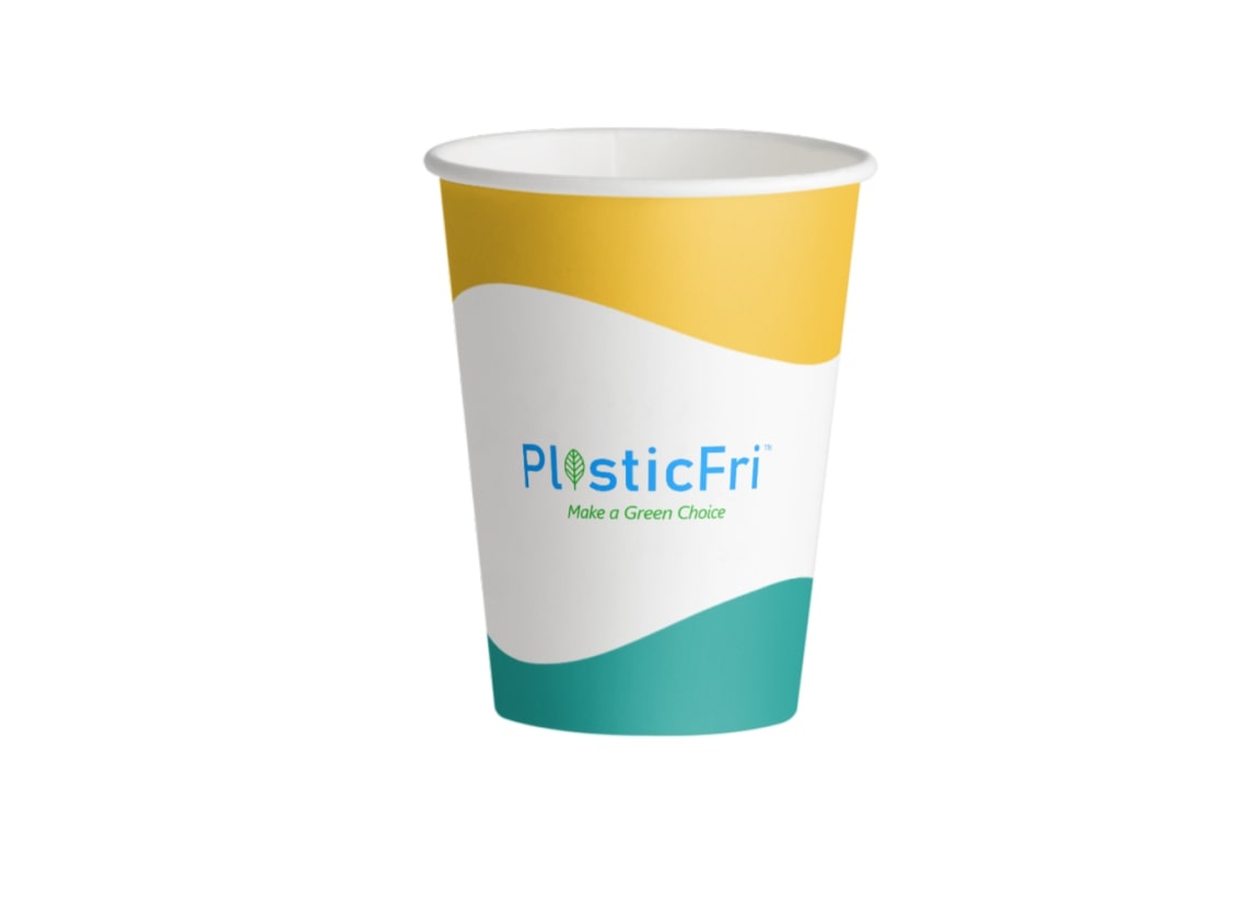 Bägare papper 12oz/36cl plastfri kompostbar