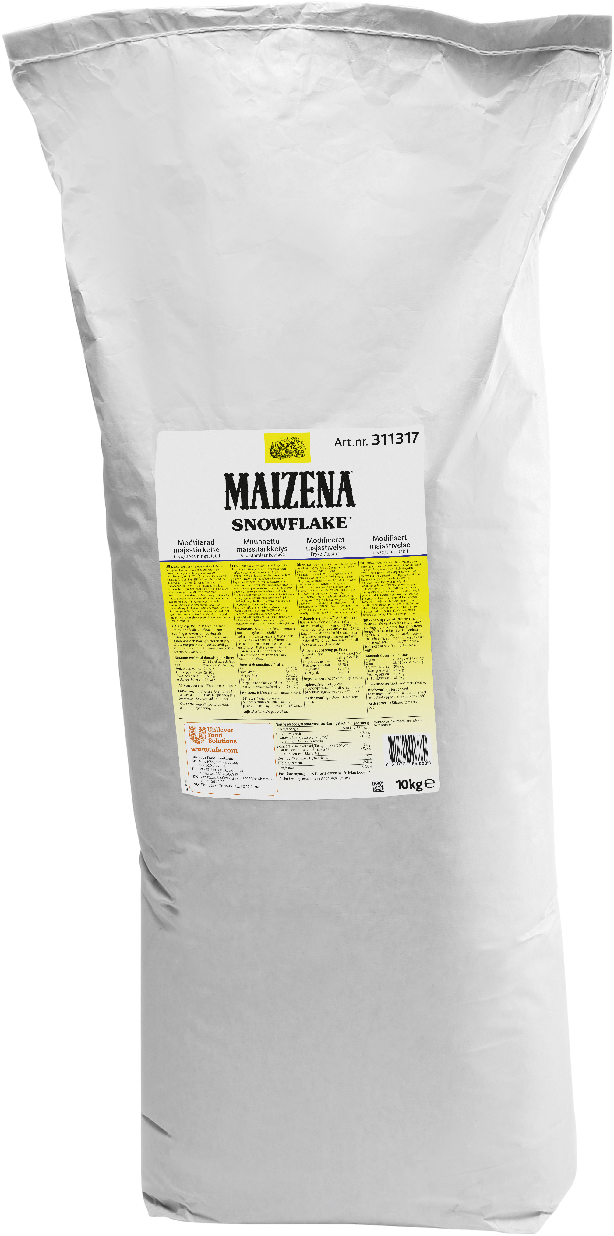 Snowflake Modifierad Stärkelse