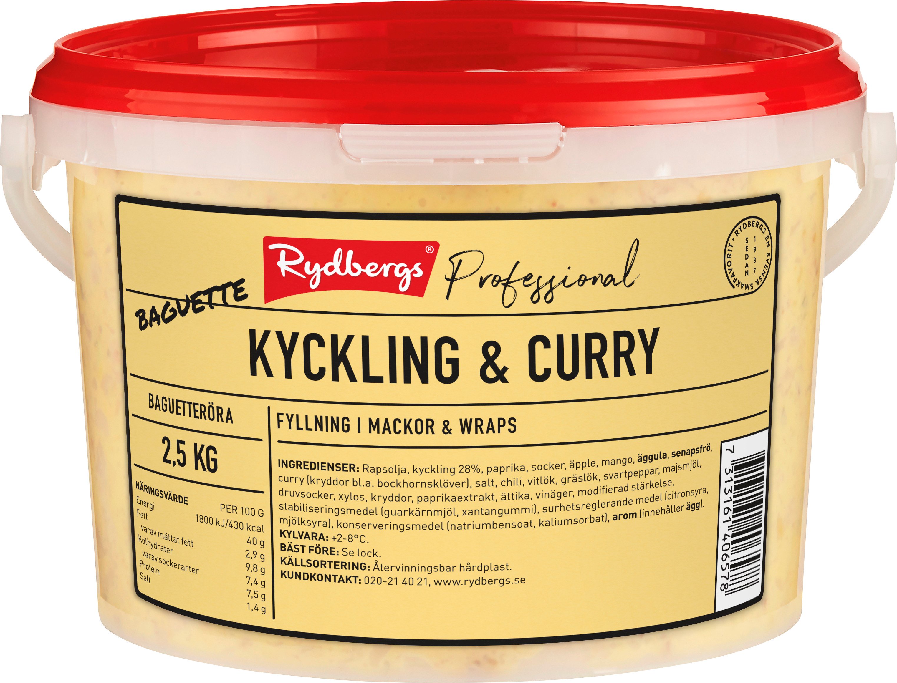 Baguettesallad Kyckling Curry