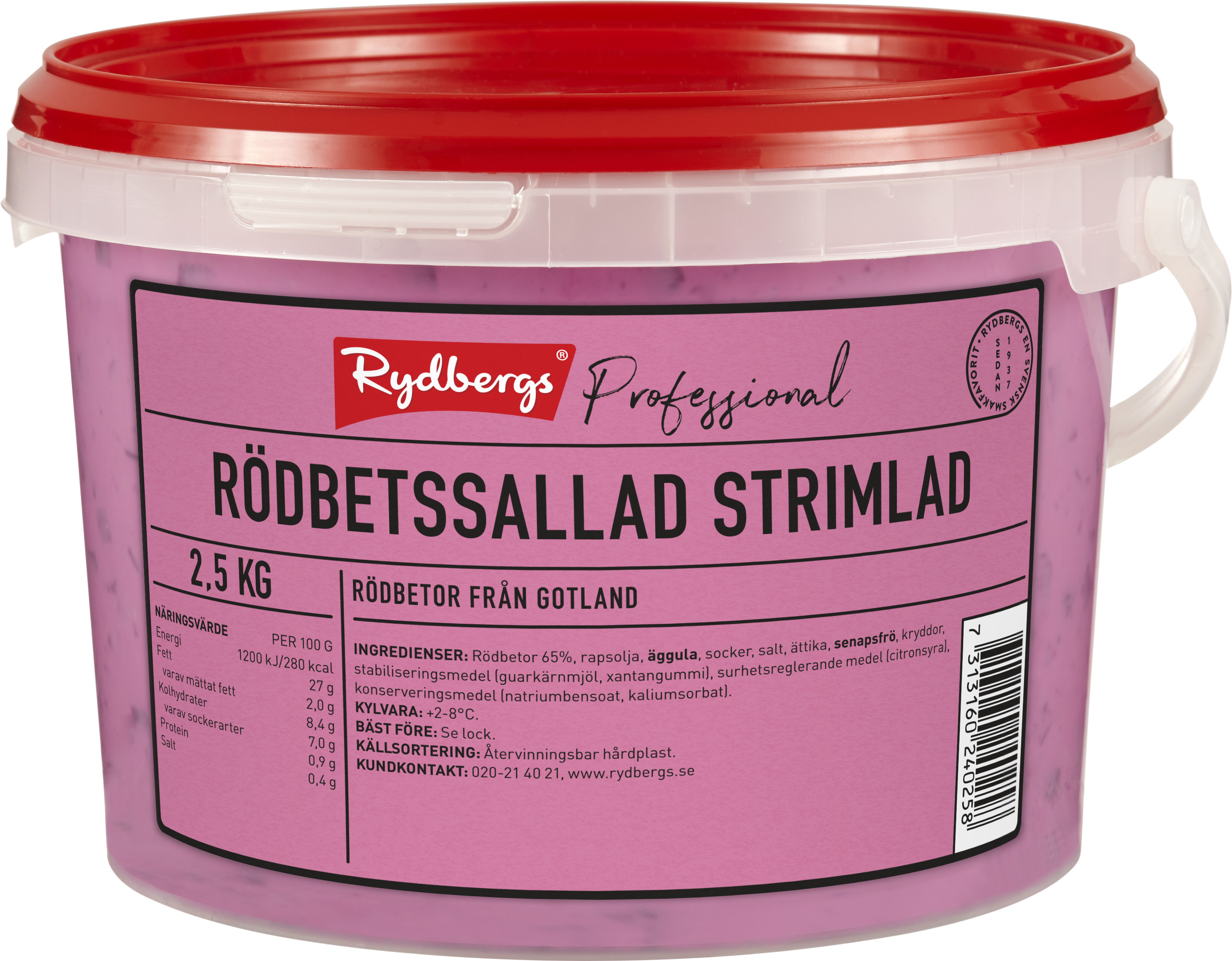 Rödbetssallad strimlad