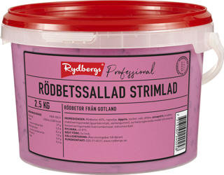 Rödbetssallad strimlad