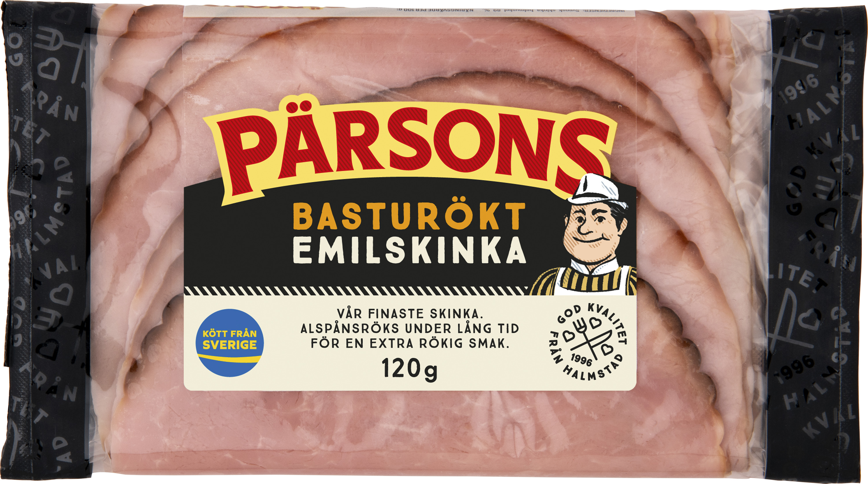 Skinka Basturökt Skivad