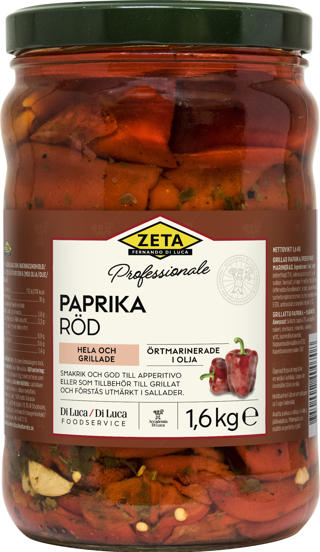 Röd Paprika Grillad